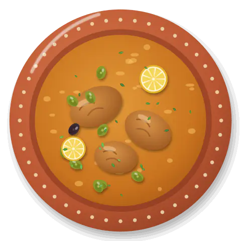 Photo d'un tajine de poulet envoyée à MaklaFit AI